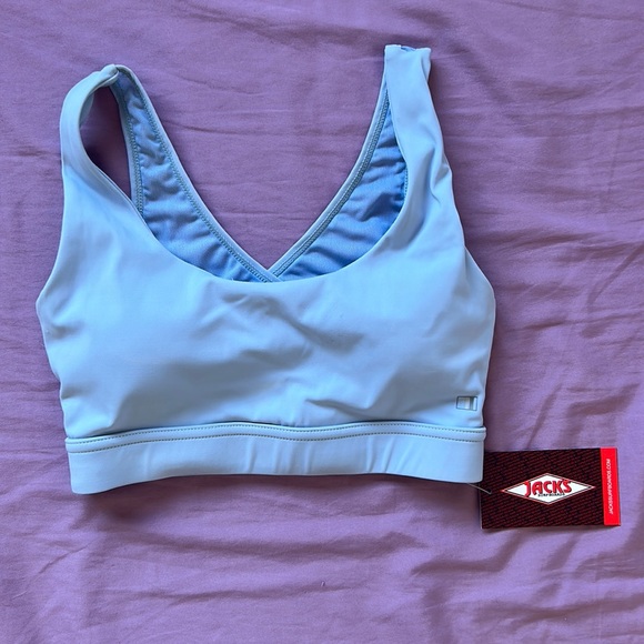 NEW Jack’s Surfboards Blue Sports Bra - Picture 1 of 5